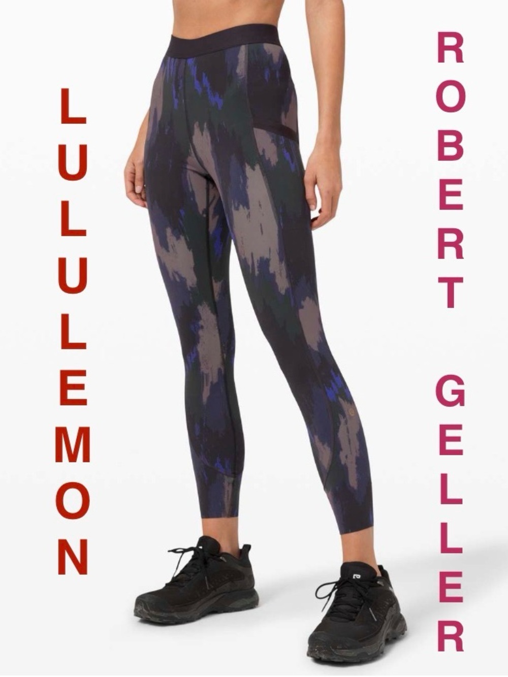 Lululemon x Robert Geller | “Take The Moment” Indigo Camo 25” Tight - Women’s 8